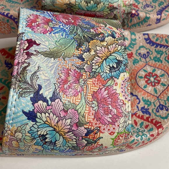 Johnny Was Pearce Wave Pool Slide Sandal  Size 10 - Picture 3 of 16